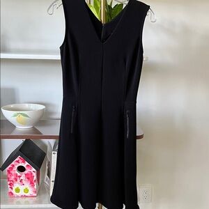Fit & Flare Black Sleeveless Dress